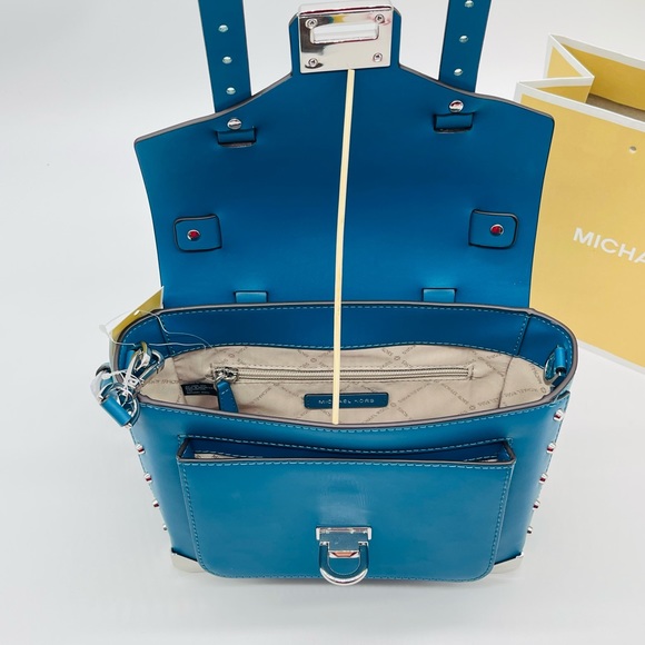 Michael Kors Medium TH Manhattan School Satchel Bag & Card Case Wallet - Picture 4 of 11